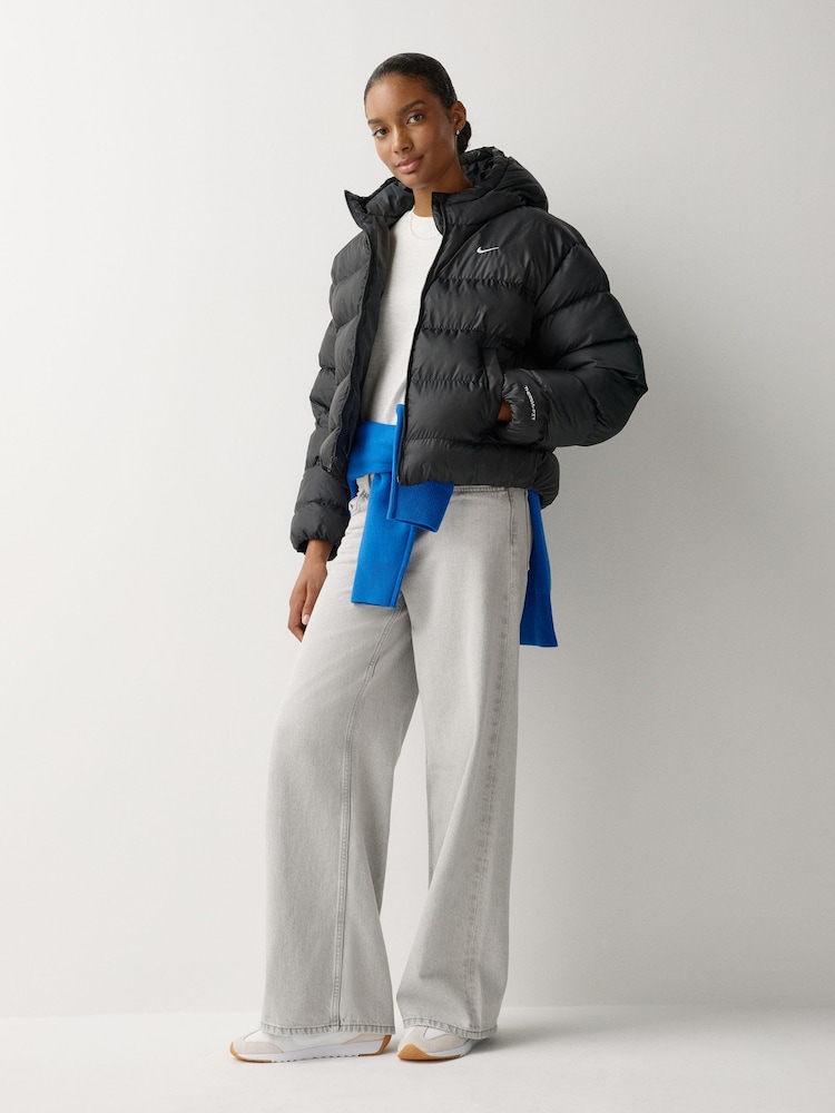 Nike Black Classic Puffer Jacket - Image 2 of 5 Nike Black Classic Puffer Jacket - Image 2 of 5