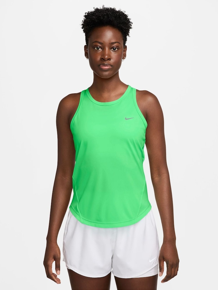 Nike Illusion Green Tempo Dri-FIT Running Vest - Image 1 of 3