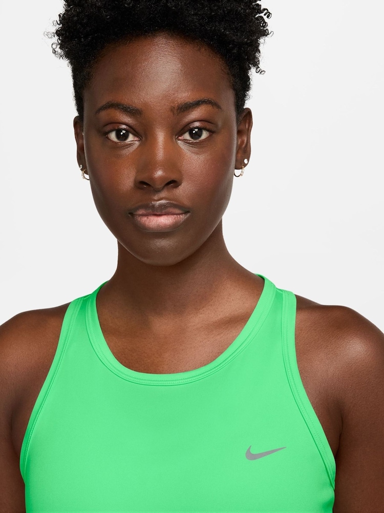 Nike Illusion Green Tempo Dri-FIT Running Vest - Image 5 of 5