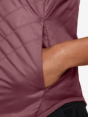 Nike Pink Smoke Tempo Repel Warm Running Gilet - Image 3 of 4