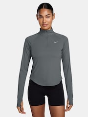 Nike Cool Grey Tempo Dri-FIT 1/2-Zip Running Top - Image 1 of 4