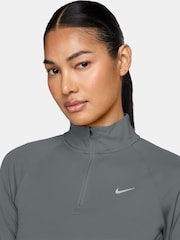 Nike Cool Grey Tempo Dri-FIT 1/2-Zip Running Top - Image 3 of 4