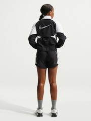 Nike Black Silver Tempo Dri FIT 1/2 Zip Running Jacket - Image 3 of 6