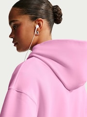Rozā celšanās - Nike Studio Fleece Oversized džemperis ar kapuci - Attēls 4 no 6