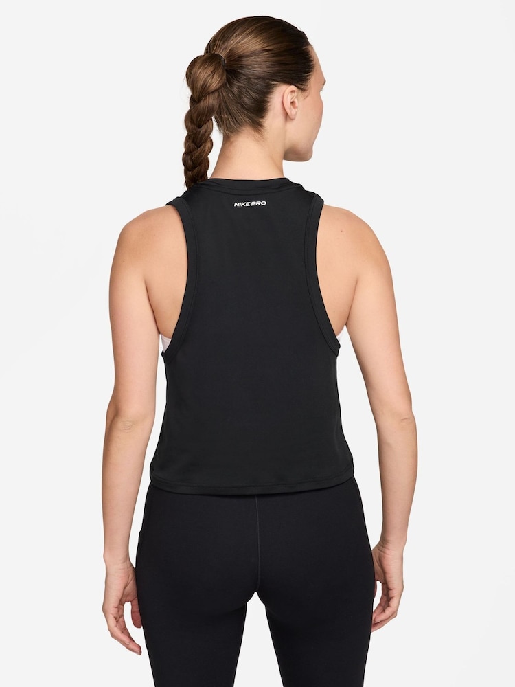 Nike Black Pro Women’s Dri-FIT Tank Top - Image 2 of 3 Nike Black Pro Women’s Dri-FIT Tank Top - Image 2 of 3