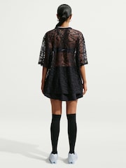 Nike Black Sportswear Chill Lace Oversized Woven Jersey - Image 2 of 5