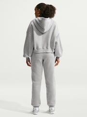그레이 헤더 - Nike 스튜디오 플리스 미드라이즈 커프드 조거 팬츠 - 6의 이미지 4