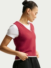 Жесткий красный - Nike Chill трикотажная майка свободного кроя - Изображение 1 5