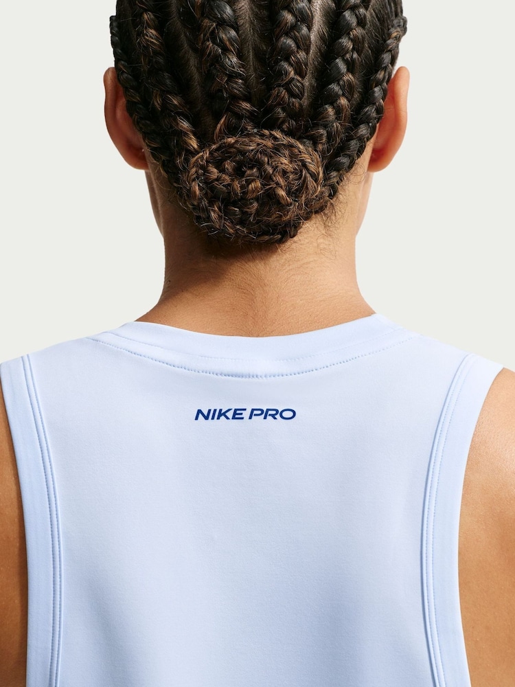 Nike Hydrogen Blue Pro Women’s Dri-FIT Tank Top - Image 5 of 5