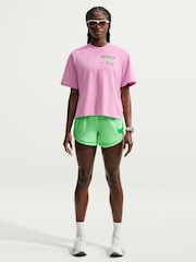 Nike Pink Rise Swift Dri-FIT Boxy Running T-Shirt - Image 2 of 5