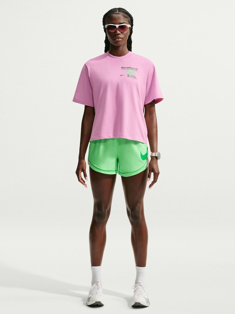 Nike Pink Rise Swift Dri-FIT Boxy Running T-Shirt - Image 2 of 5