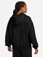 Nike Black Studio Fleece Oversized Hoodie - Image 2 of 3