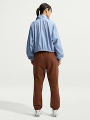 Nike Cacao Wow Brown Studio Fleece Mid Rise Cuffed Joggers - Image 2 of 7