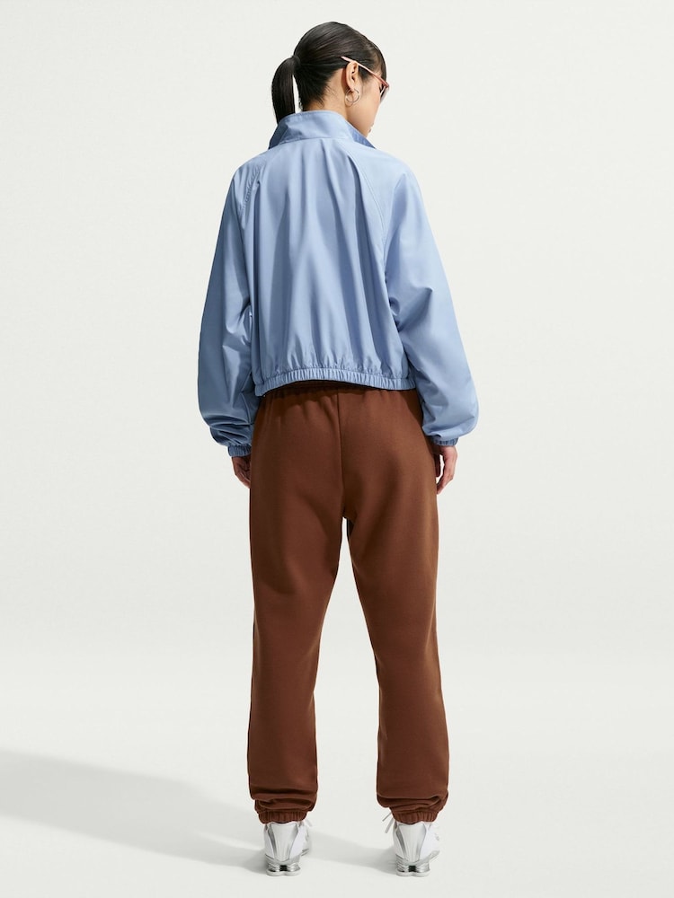 Nike Cacao Wow Brown Studio Fleece Mid Rise Cuffed Joggers - Image 2 of 7
