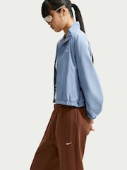 Nike Cacao Wow Brown Studio Fleece Mid Rise Cuffed Joggers - Image 5 of 7