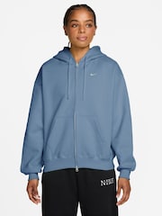 Nike Work Blue Studio Fleece Oversized Hoodie - Image 1 of 1