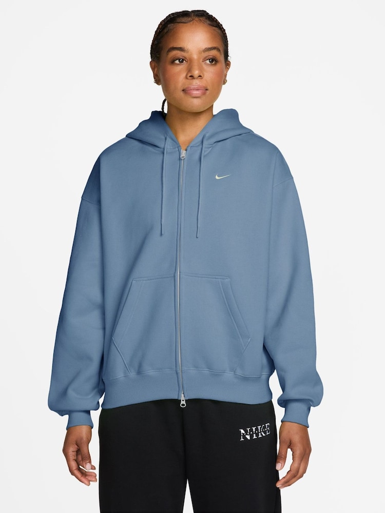 Nike Work Blue Studio Fleece Oversized Hoodie - Image 1 of 1