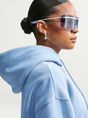 Darbo mėlyna - Nike Studio Fleece Oversized džemperis su gobtuvu - 5 paveikslėlis iš 7