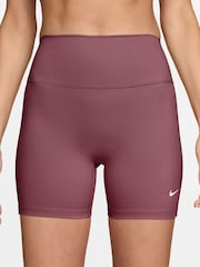 Nike Pink Smoke One High-Waisted 5" Biker Shorts - Image 1 of 4