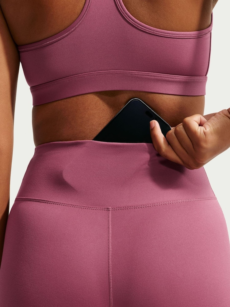 Pink Smoke - Nike One Hohe-Taille 5" Biker Shorts - Bild 5 von 5 Pink Smoke - Nike One Hohe-Taille 5" Biker Shorts - Bild 5 von 5