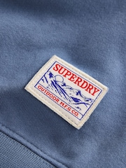 Superdry Blue Graphic Sweatshirt and Joggers Set - Image 10 of 13