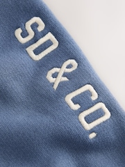 Superdry Blue Graphic Sweatshirt and Joggers Set - Image 12 of 13
