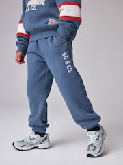 Superdry Blue Graphic Sweatshirt and Joggers Set - Image 3 of 13