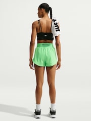 Nike Illusion Green Pro Sculpt Dri FIT High Waisted 2 in 1 13 Inch Shorts - Image 2 of 6
