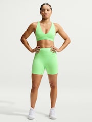 Nike Illusion Green Indy Strappy Light Support Padded Sports Bra - Image 1 of 5