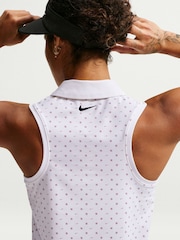 Nike White Victory Dri-FIT Sleeveless Golf Polo T-Shirt - Image 2 of 5
