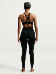 Nike Black One High Waisted Stirrup Leggings - Image 3 of 7