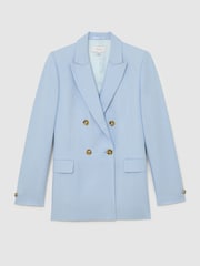 Plavo - Reiss Magda Dugmad na duplo kopčanje Peak-Lapel Odelo Jakna - Slika 2 od 9