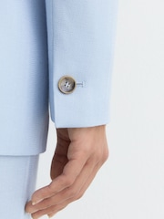 Plavo - Reiss Magda Dugmad na duplo kopčanje Peak-Lapel Odelo Jakna - Slika 4 od 9