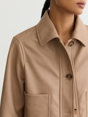 Kožna jakna za kamiondžije Reiss Sonni - Slika 4 od 8