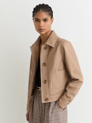 Kožna jakna za kamiondžije Reiss Sonni - Slika 6 od 8