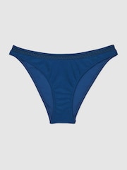 Reiss Janina Shimmer Fixed-Side Bikini Bottoms - 圖片 2/6