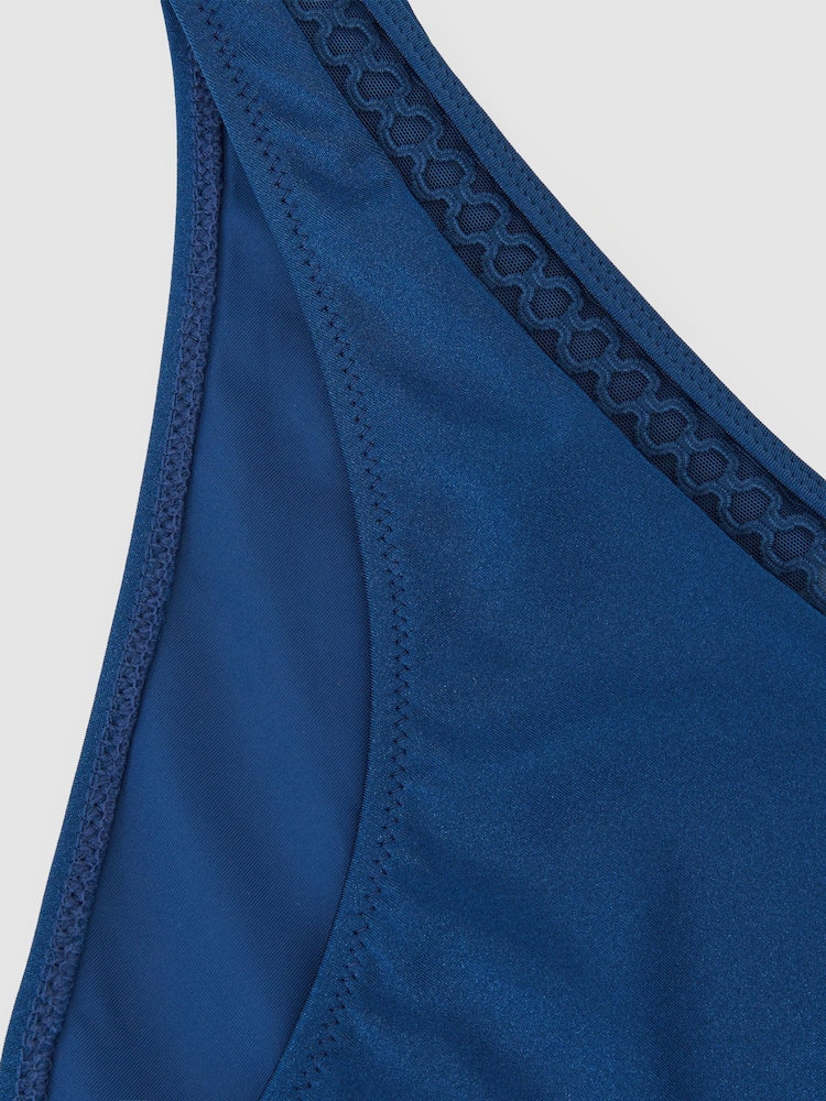 Reiss Janina Shimmer Fixed-Side Bikini Bottoms - 圖片 6/6