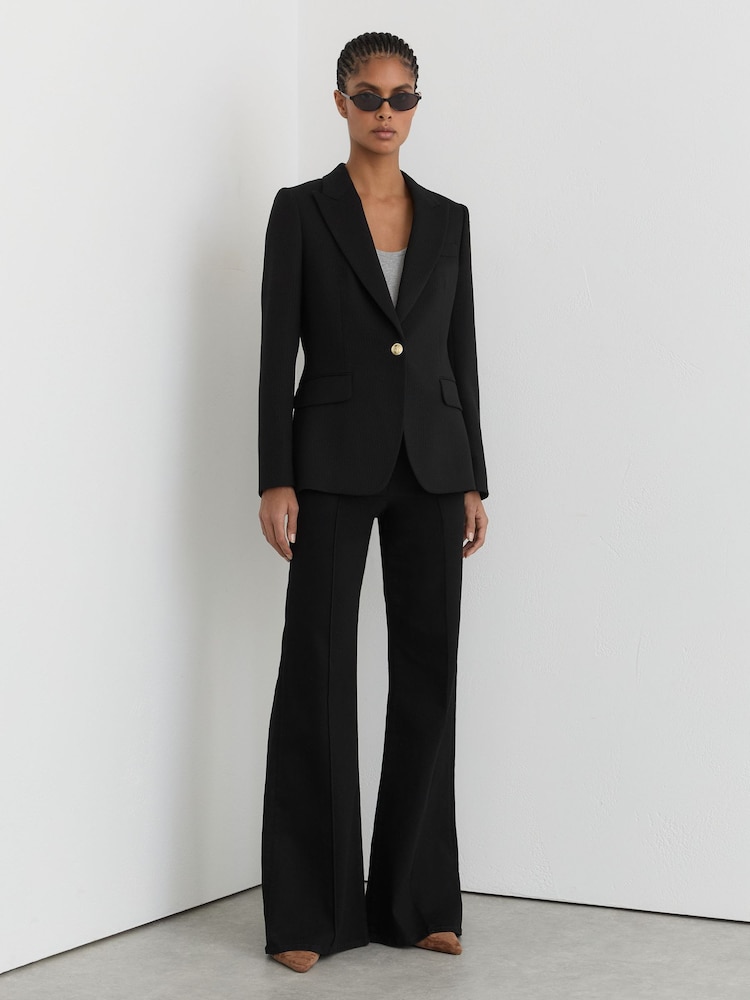 Reiss Erin Wool-Blend Textured Single-Breasted Blazer - Bild 1 von 9