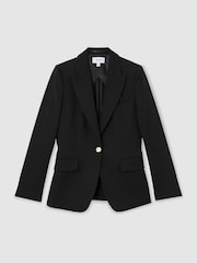 Reiss Erin Wool-Blend Textured Single-Breasted Blazer - Bild 2 von 9