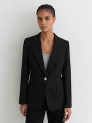 Reiss Erin Wool-Blend Textured Single-Breasted Blazer - Bild 3 von 9