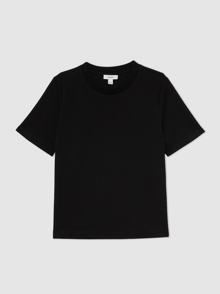 Reiss Black Josie T-Shirt - Image 2 of 6