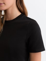 Reiss Black Josie T-Shirt - Image 4 of 6