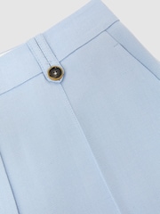 Plavo - Reiss Magda Pantalone širokih nogavica Odelo Pantalone - Slika 7 od 8