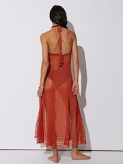 Reiss Libby Gehäkeltes Strandkleid aus Baumwollmischung - Bild 6 von 7