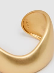 Reiss Gold Sabrina Sculpted Cuff - Image 3 of 4