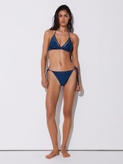 Reiss Hennel Shimmer Side-Tie Bikini Bottoms - 圖片 1/6