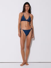 Reiss Hennel Shimmer Triangle Bikini Top - 圖片 3/6