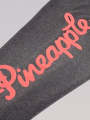 Pineapple Grey Fold Waistband Capri Leggings - Image 4 of 5