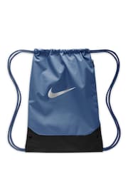 Nike Blue Brasilia Training Drawstring Bag (18L) - Image 1 of 5