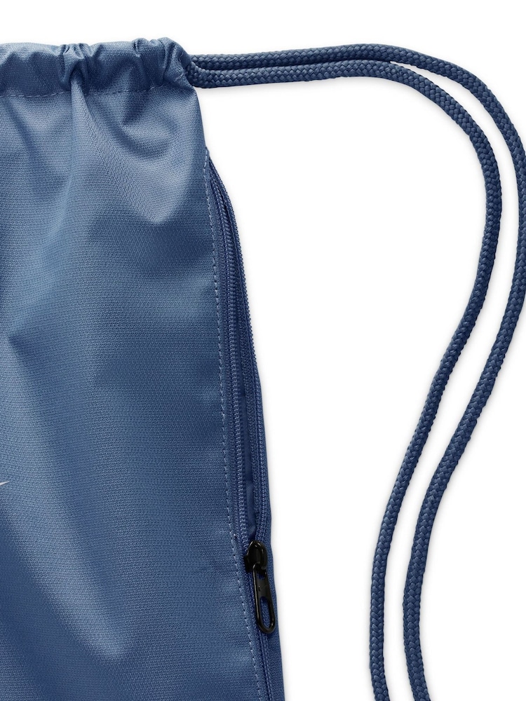 Nike Blue Brasilia Training Drawstring Bag (18L) - Image 5 of 5 Nike Blue Brasilia Training Drawstring Bag (18L) - Image 5 of 5